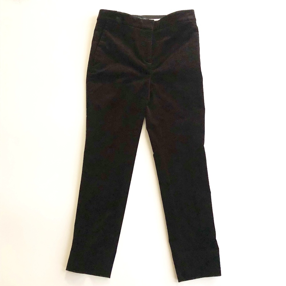 NWT Ann Taylor Ankle Pant Black Velvet 00P